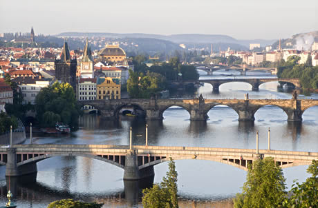 Bruecken in prag foto