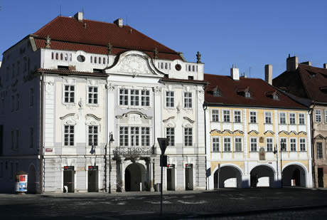 Palast auf hradcani schloss in prag foto