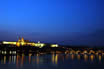 Prager Burg Nach Dem Sonnenuntergang