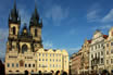 Tyn Kirche Und Dem Altstaedter Ring In Prag