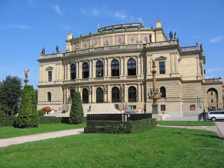 Rudolfinum concert hall in prague photo