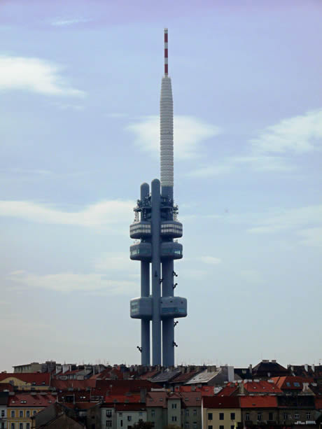 Tv tower in prague photo