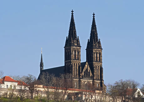 La chiesa di san pietro e san paolo a praga foto