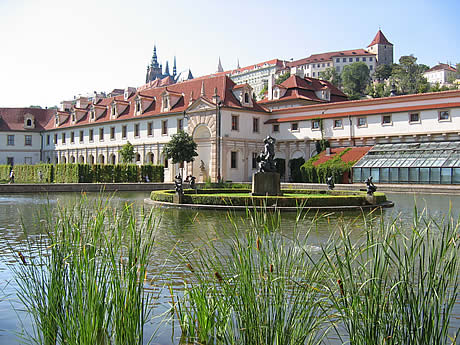 Gradina wallenstein praga foto