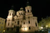 Biserica Sfantul Nicolae In Piata Orasului Vechi Din Praga Noaptea